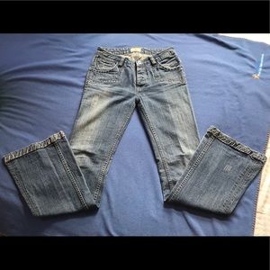 Antik Denim Mid/Regular Rise Wide Leg Jeans